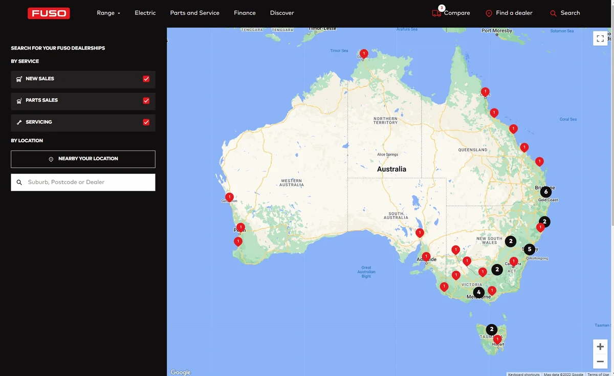 Dealer locator