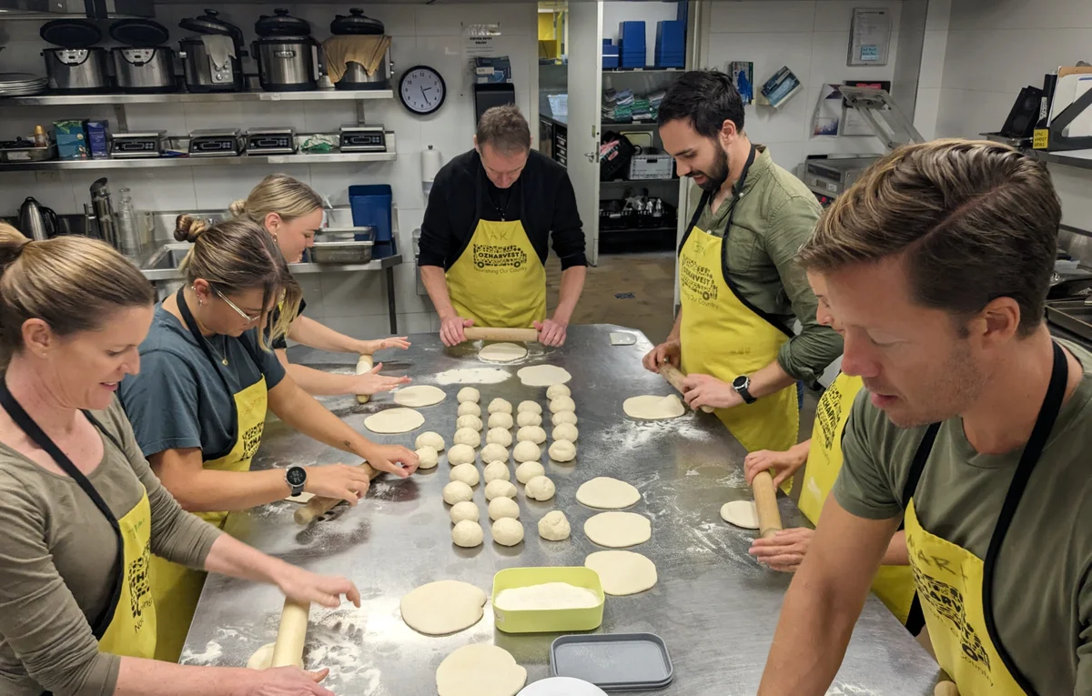 Group picture at OzHarvest 