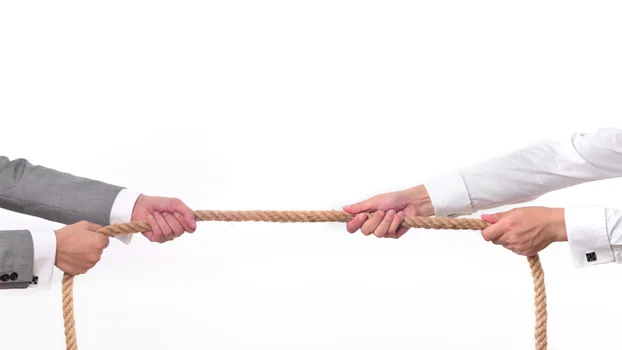 Tug of war in the workplace