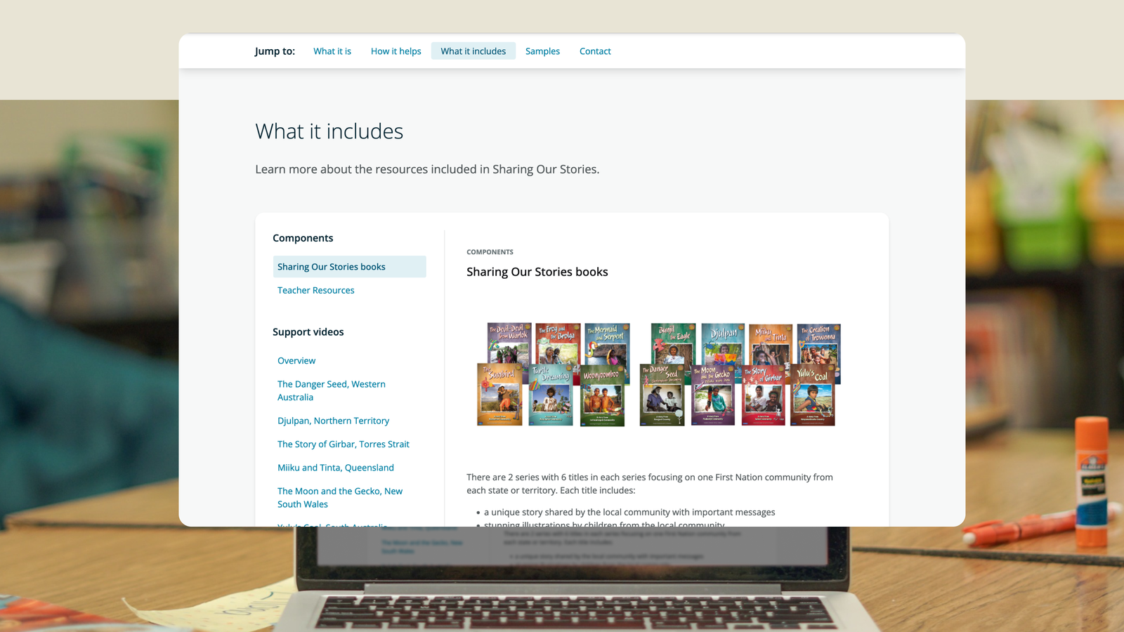 Picture of the Pearson web feature showing the textbook selection.