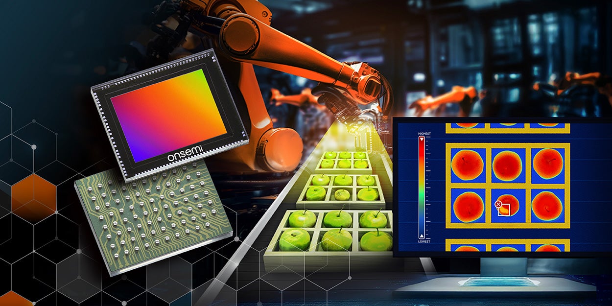 Industrial machines showing the image sensor