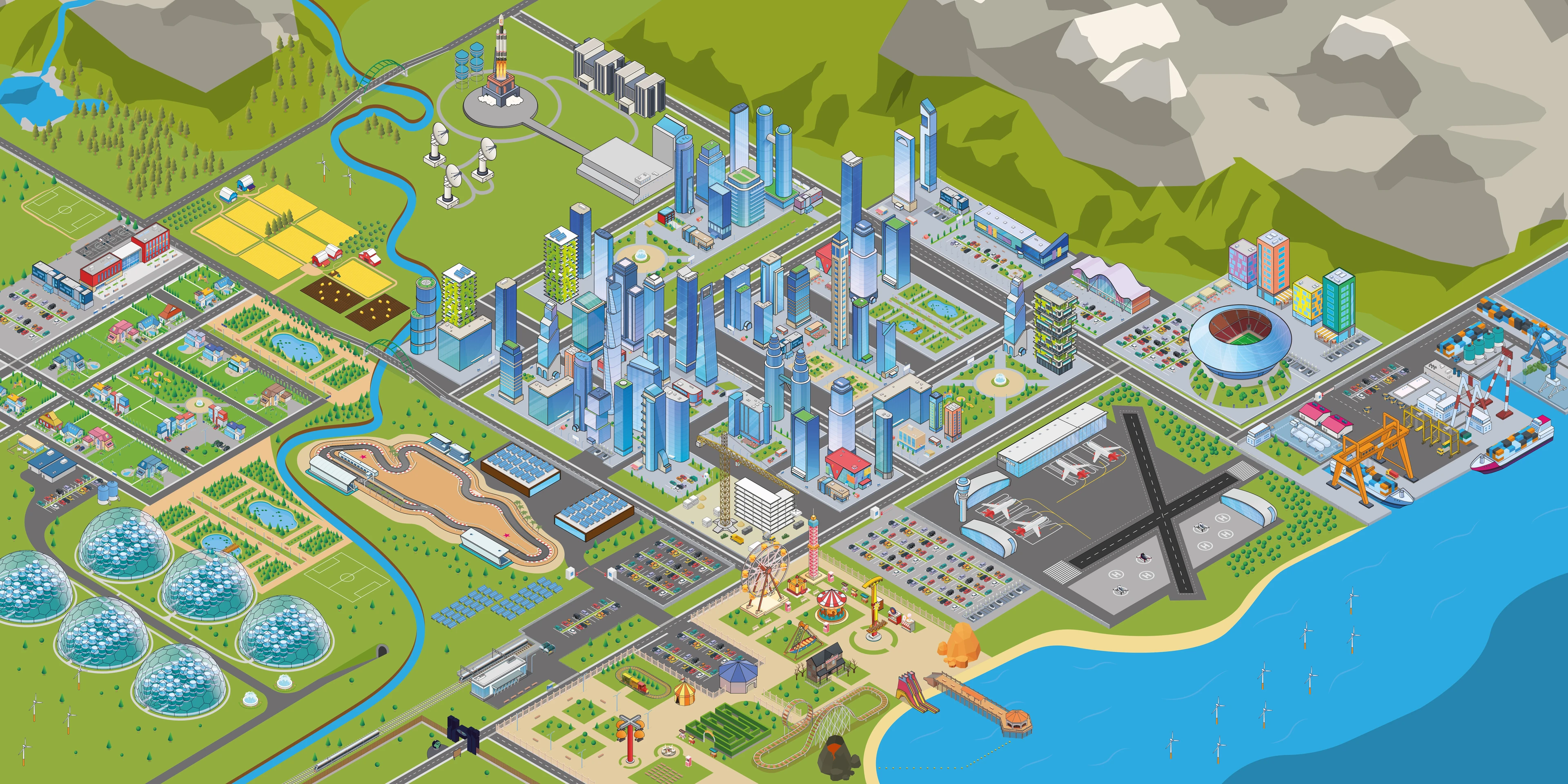 Enspire City map