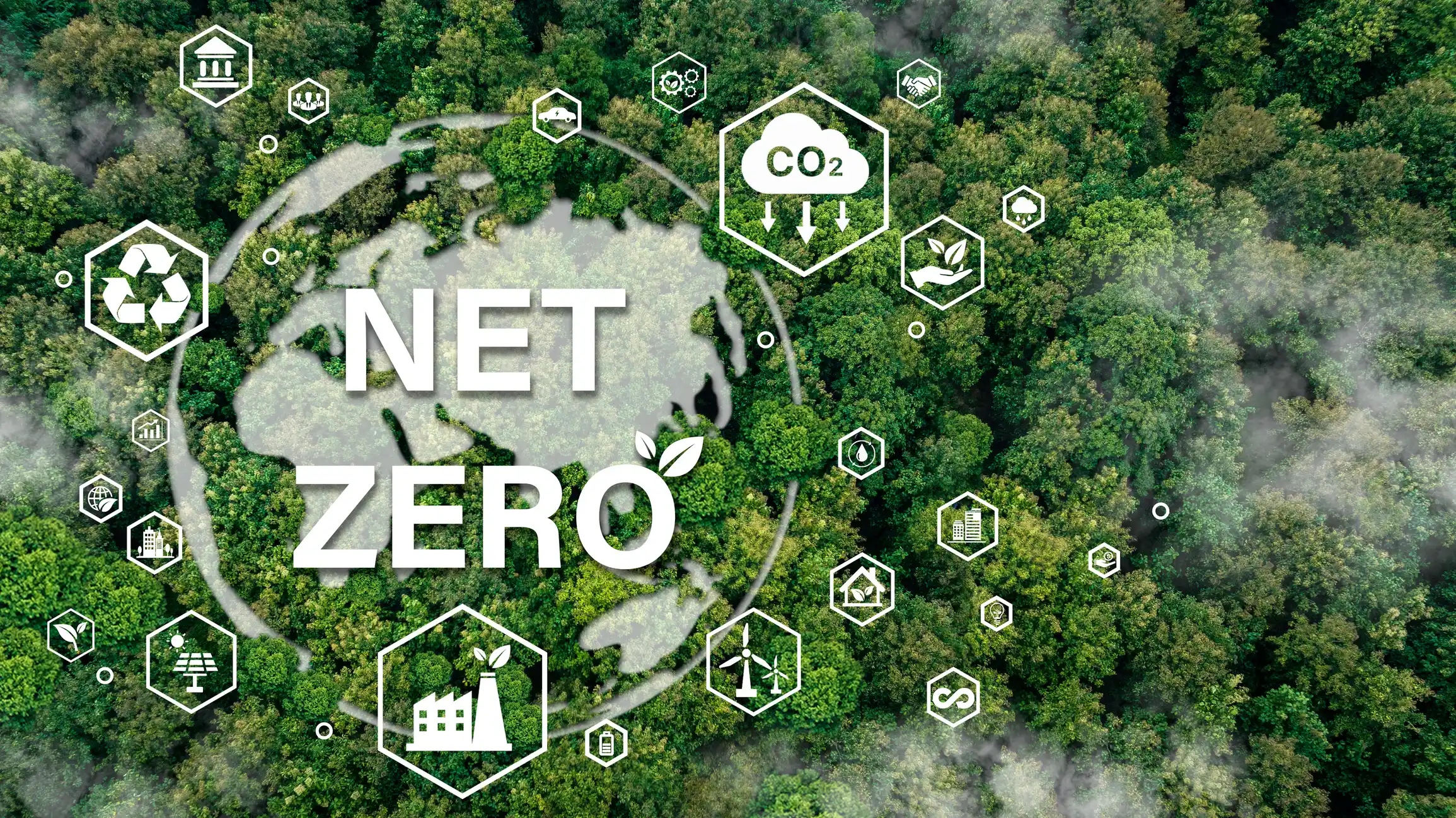 Net zero for a sustainable future.