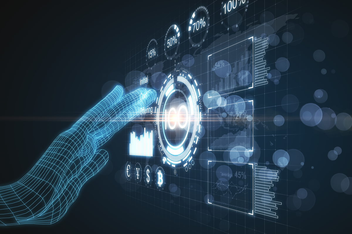 side-view-of-digital-hand-using-abstract-ico-hologram