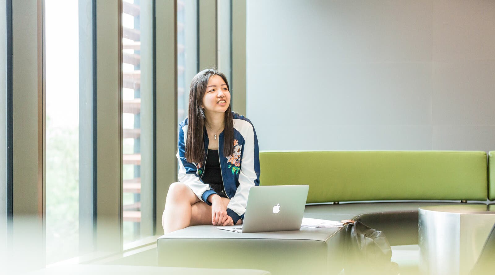 An international student on campus at Taylors College Sydney