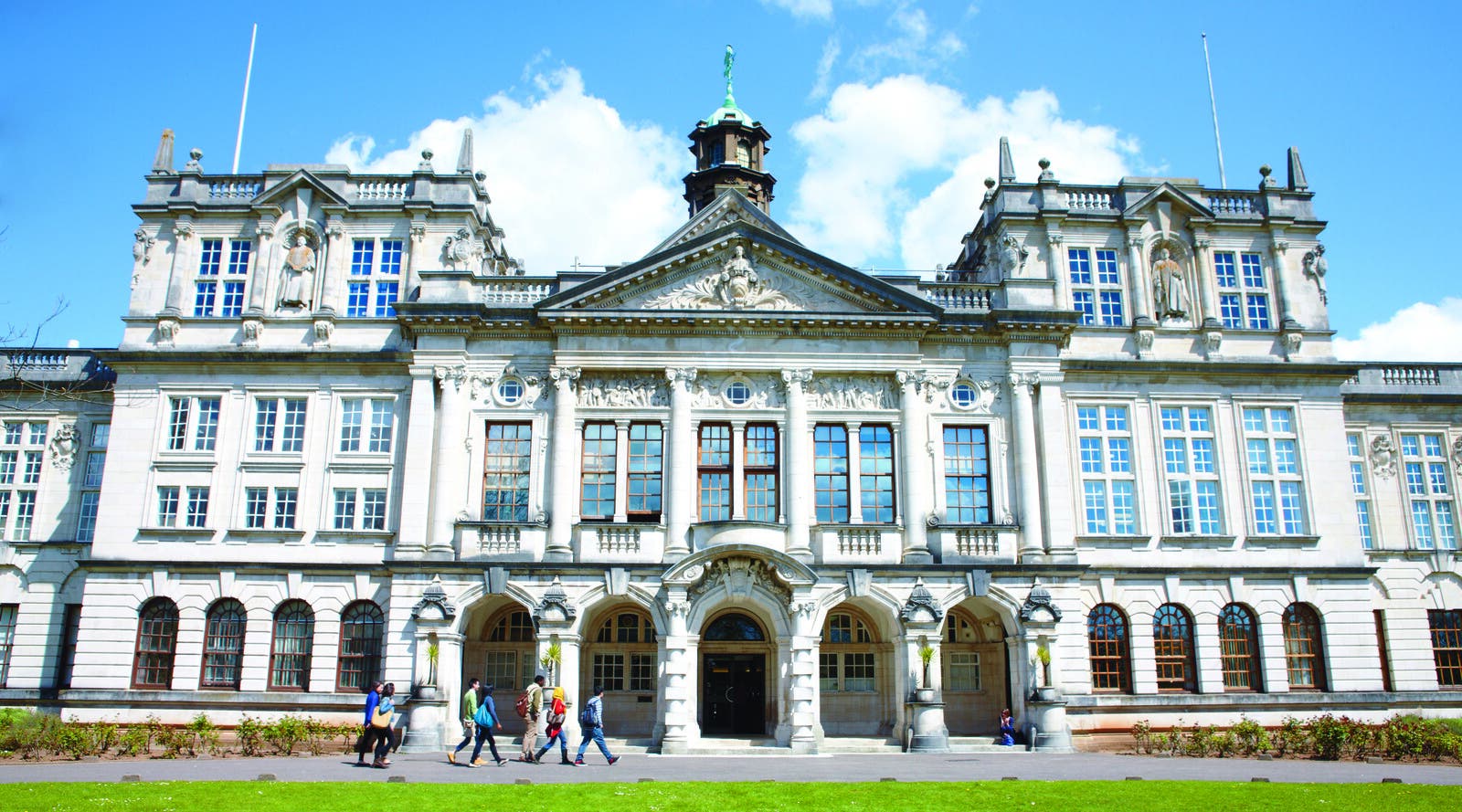 An ancient building on Cardiff University's campus