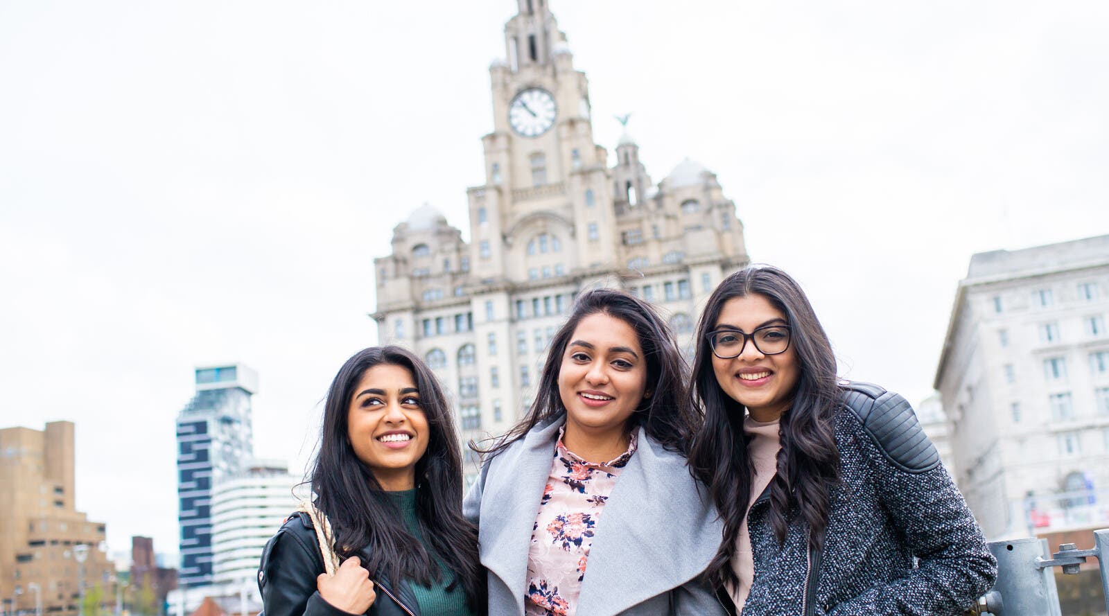 Three students out in Liverpool