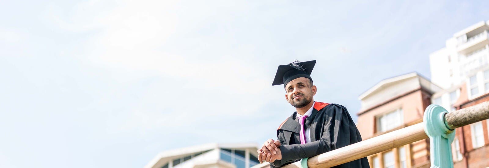 University of Huddersfield ISC student graduating