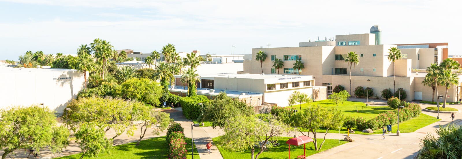 Aerial view of campus
