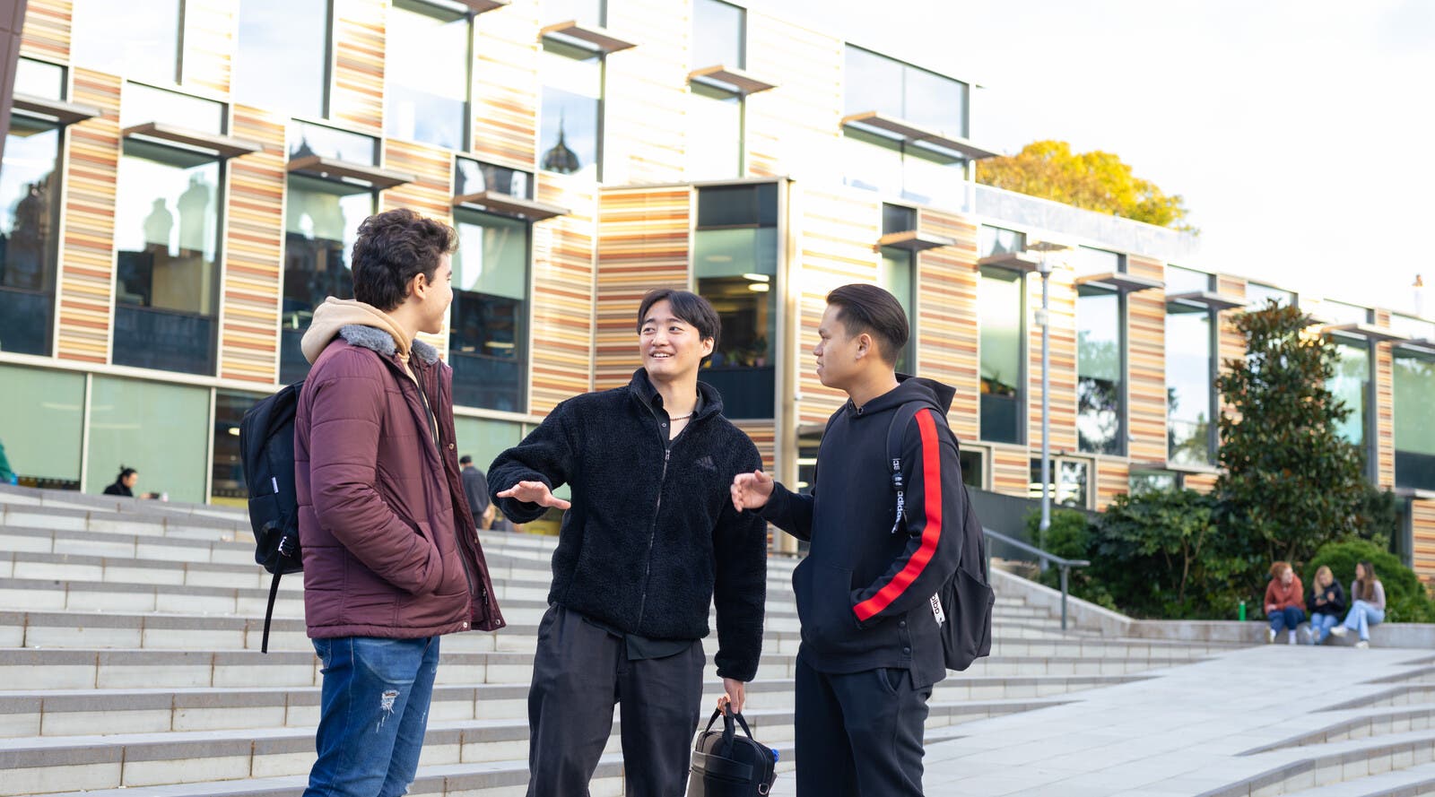 ISC students on campus