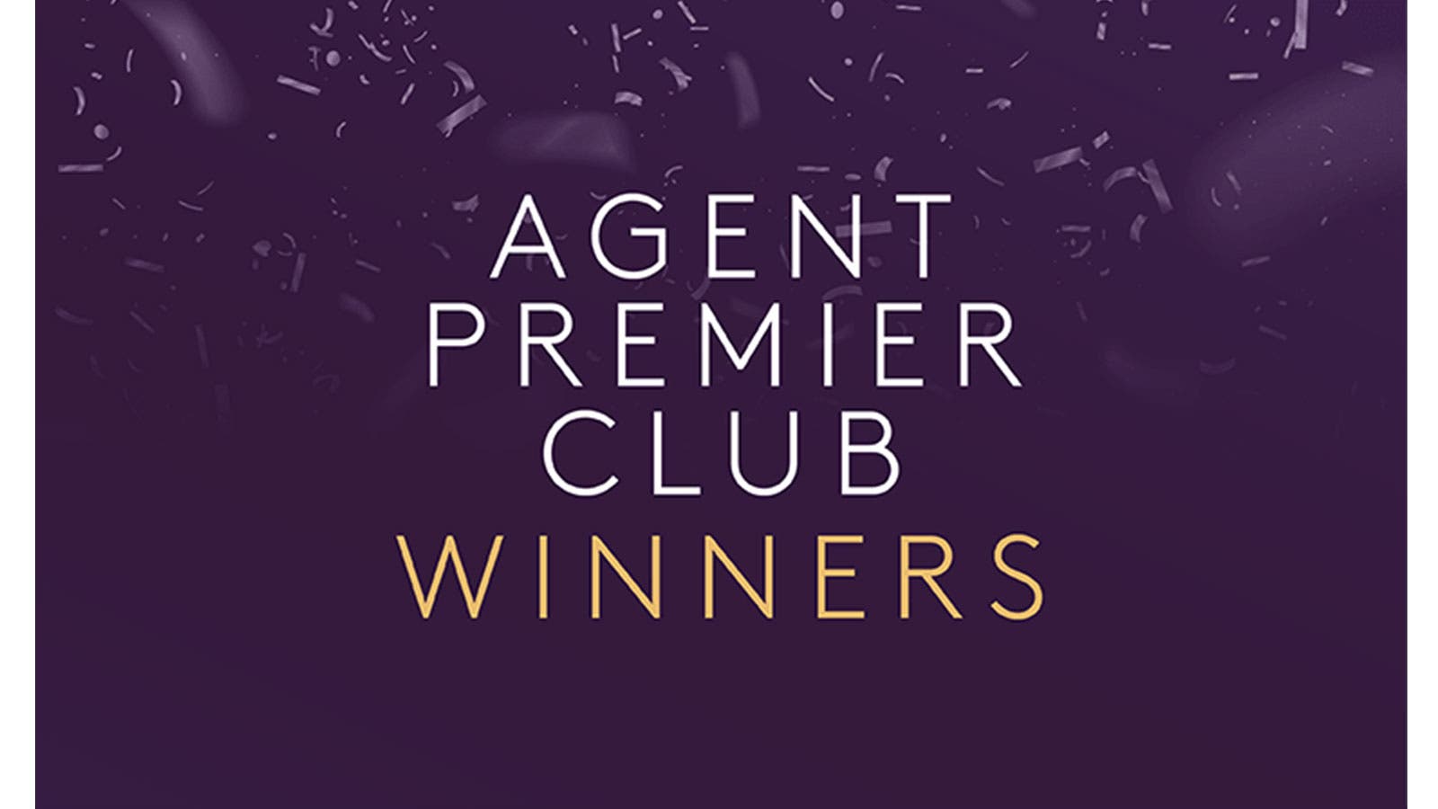 Agent Premier Club winners graphic
