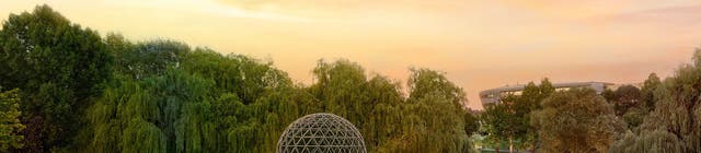 University of Surrey landscape at sunset