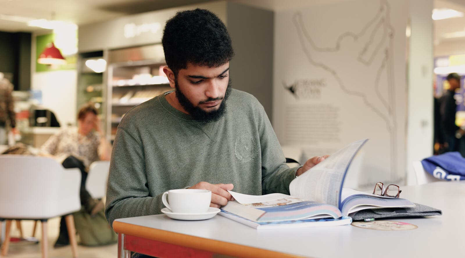A business student studying at Kingston University ISC