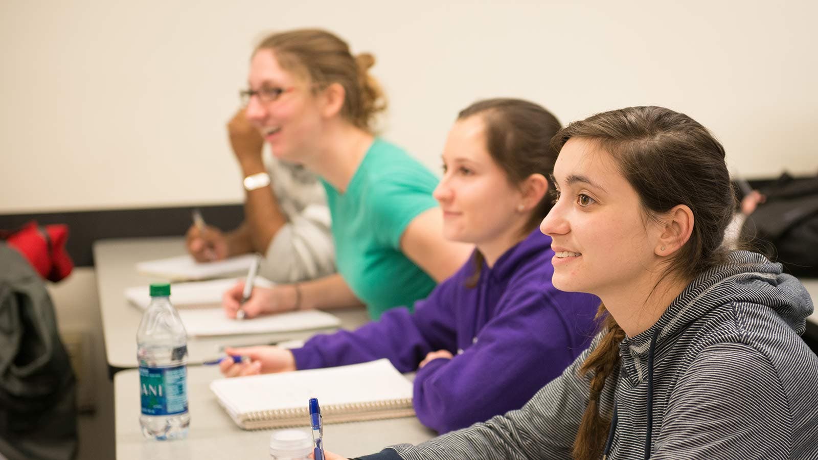James Madison University students in class