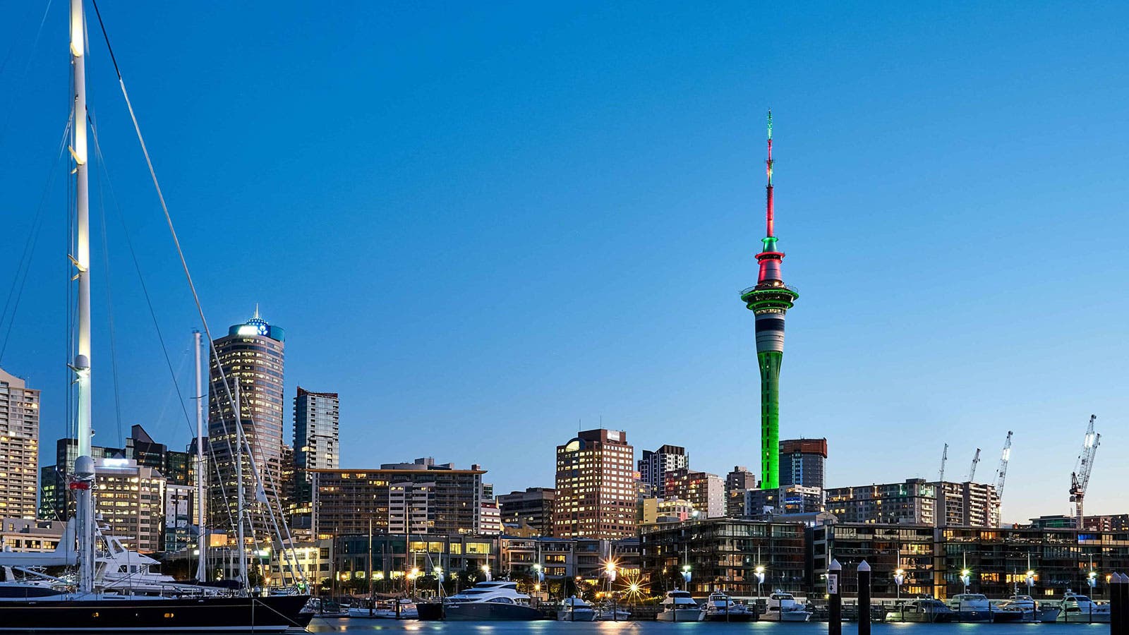New Zealand city skyline