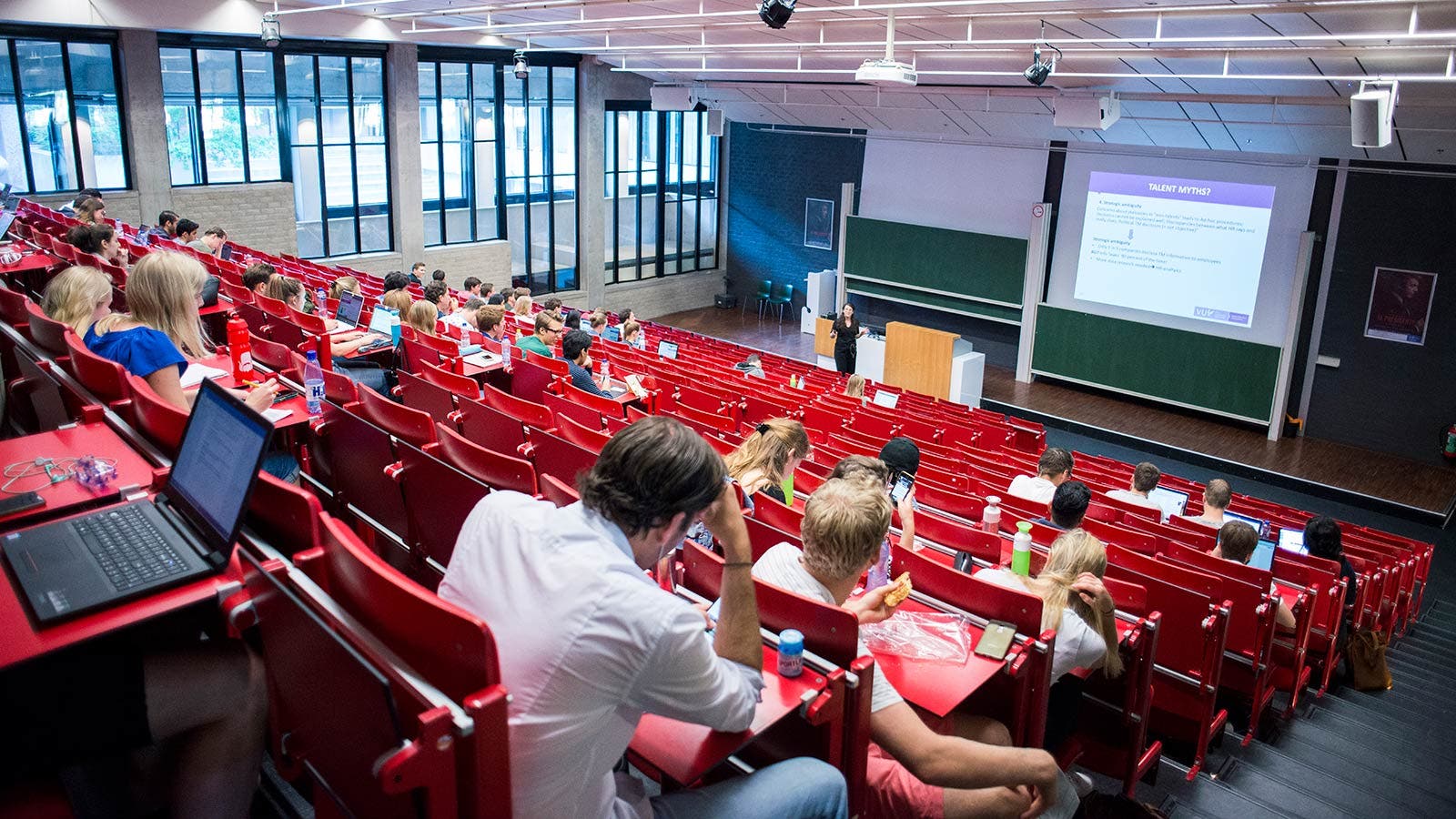 A lecture at VU Amsterdam