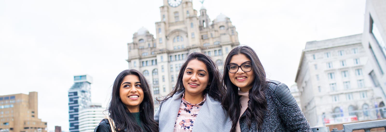 Three students out in Liverpool