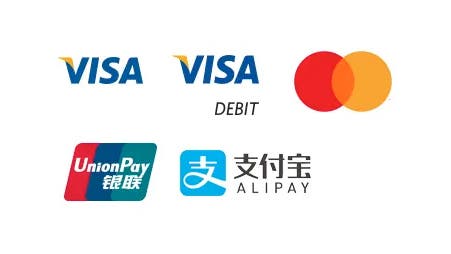 Collage of payment logos