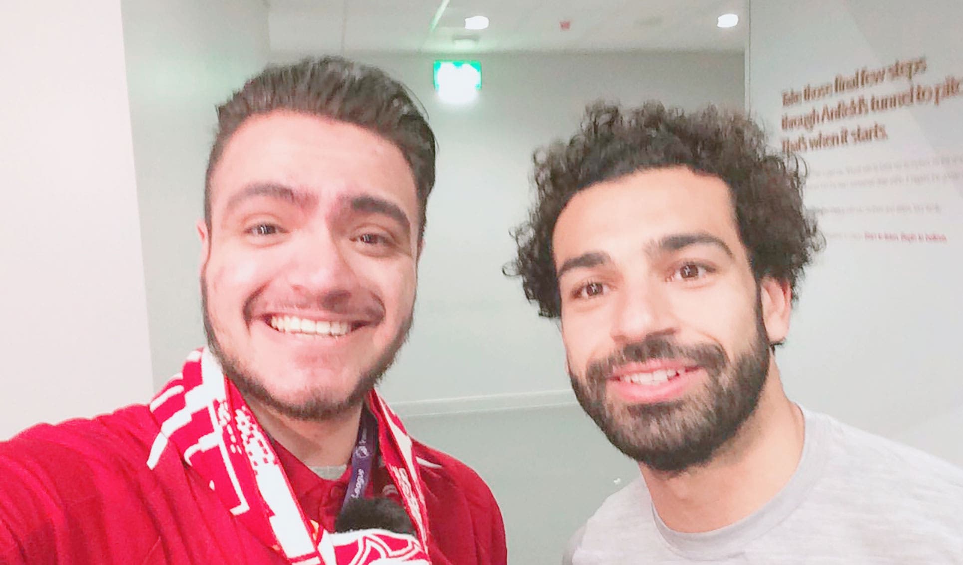 Mohamed, an international student, and Mo Salah.