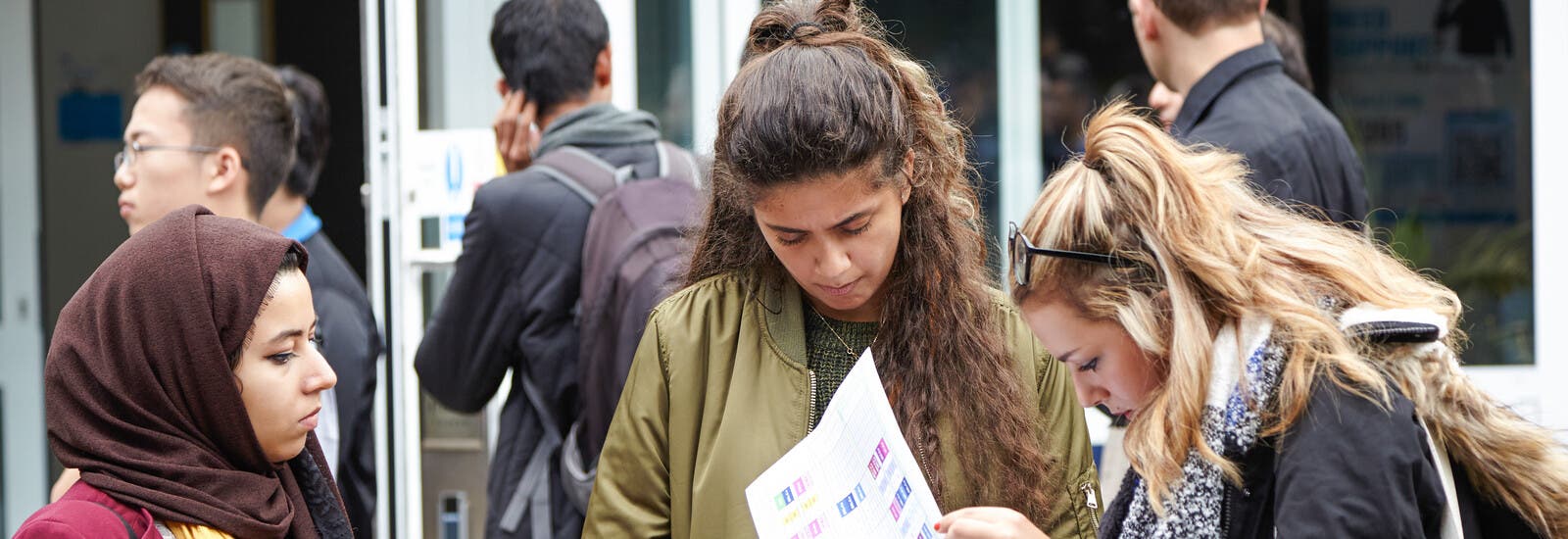 Kingston ISC students outside the ISC