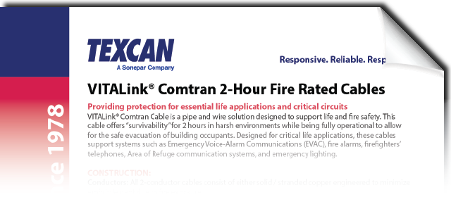 Texcan - VITALink Comtran 2-Hour Cable.png