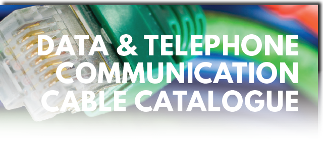 Texcan - Data & Telephone Communication Cable Catalogue