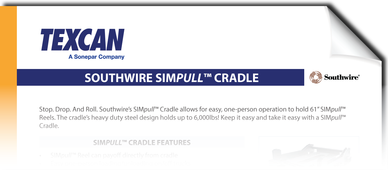 Texcan - Southwire SIMpull Cradle Flyer