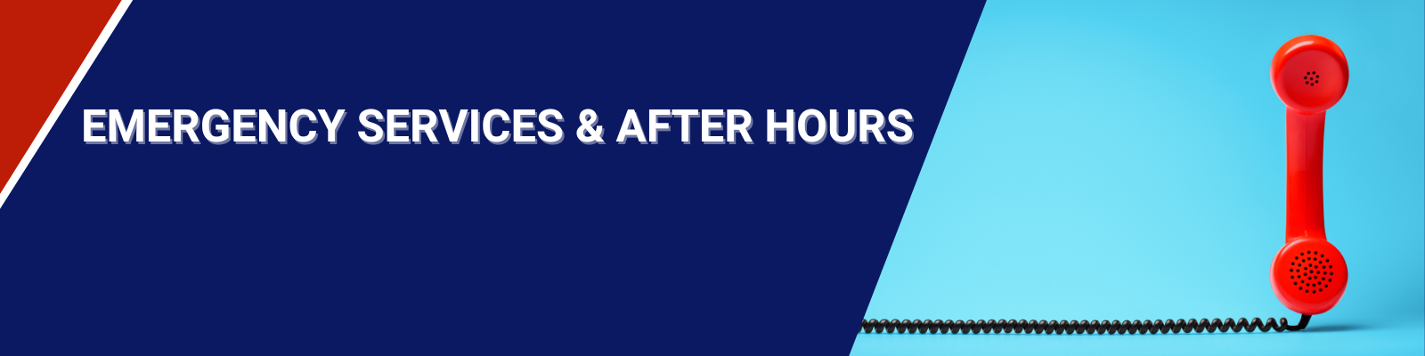 EMERGENCY AFTER HOURS Banner