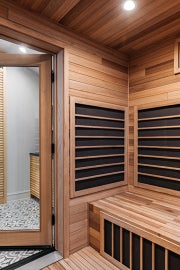 Infrared Sauna for Home Builders and Designers
