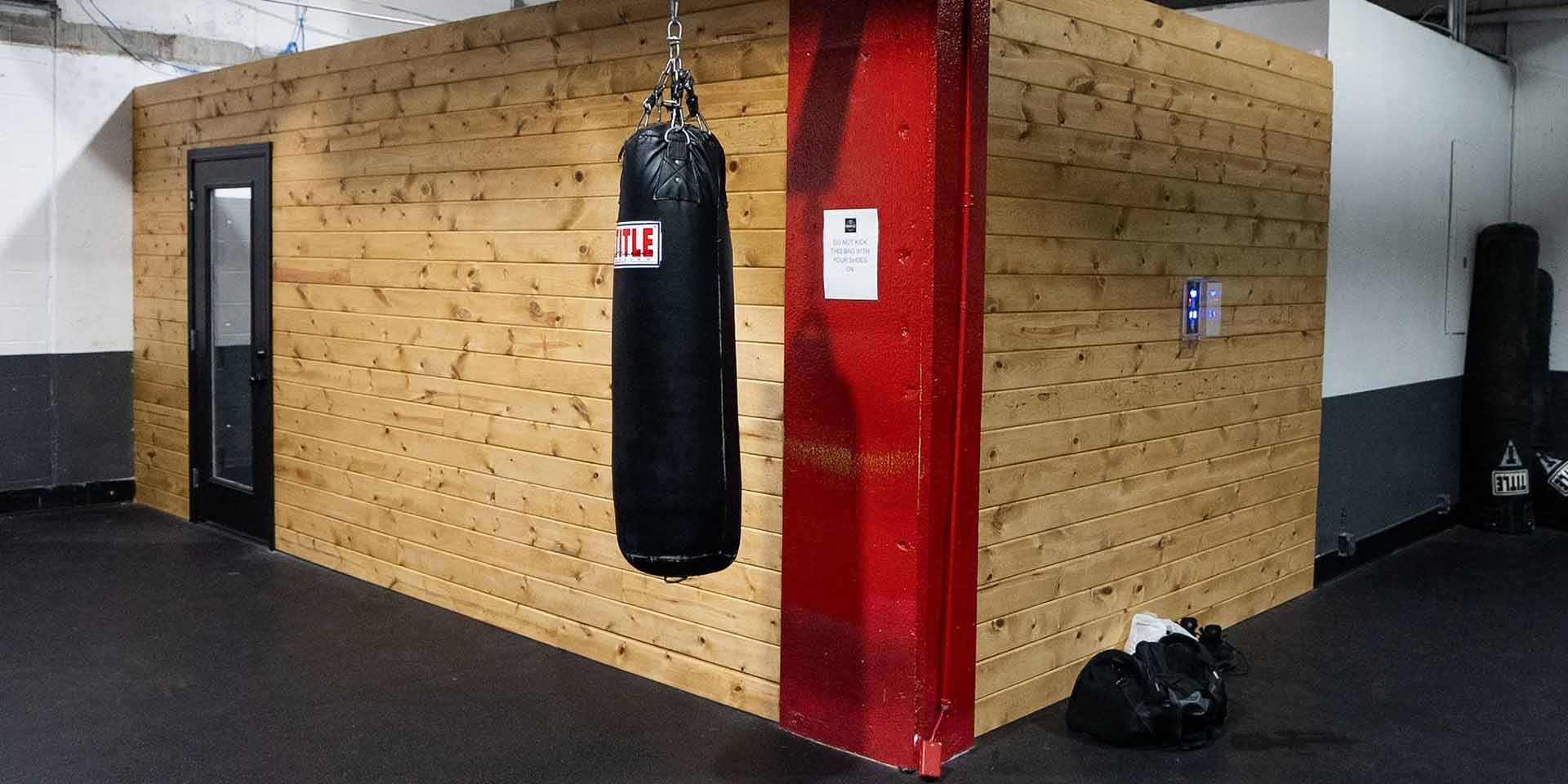 Custom infrared sauna at a gym