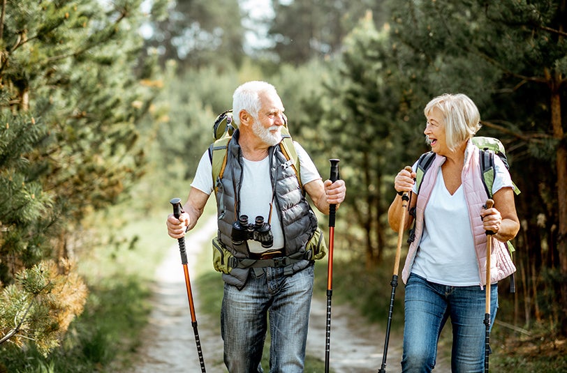 Hiking couple