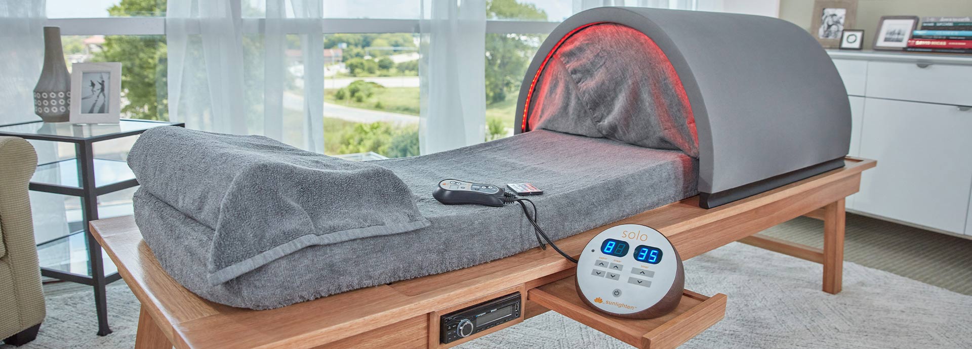 Solo Portable Infrared Sauna on Solo Rise
