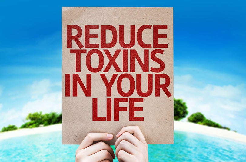 Reduce toxins sign