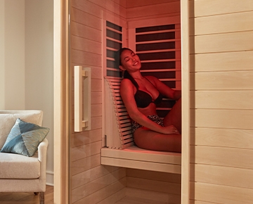 Person in Sauna