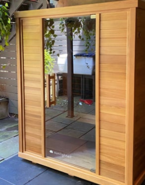 Sauna outdoors