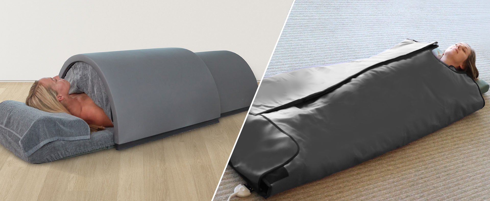 Solo System and Sauna Blanket side-by-side comparison