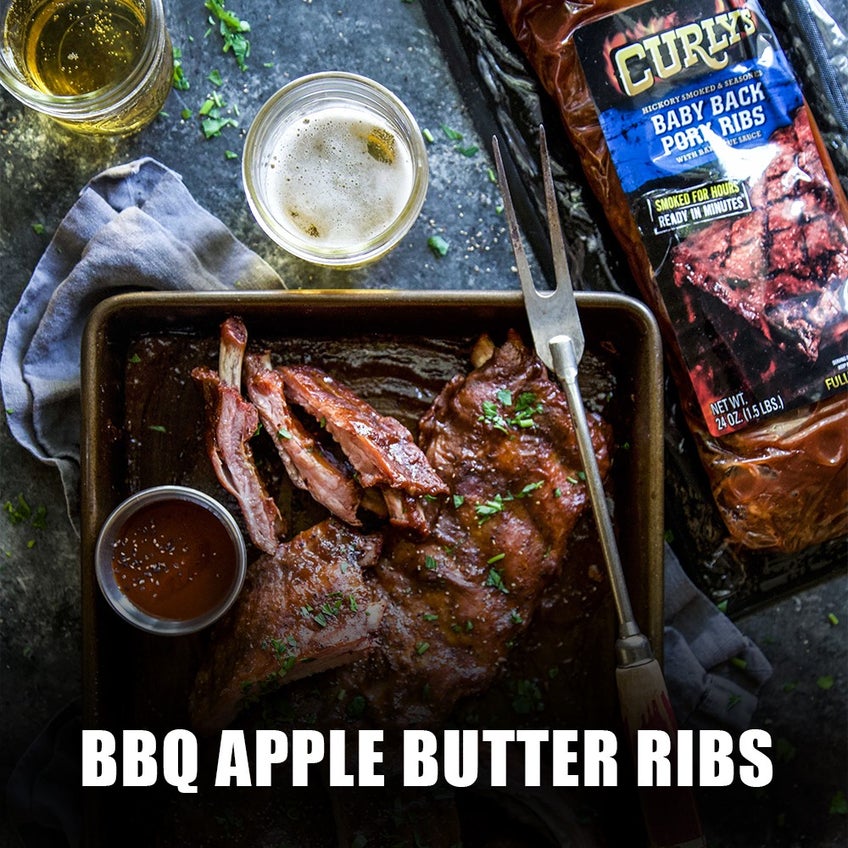 BBQ Apple Butter Baked Ribs