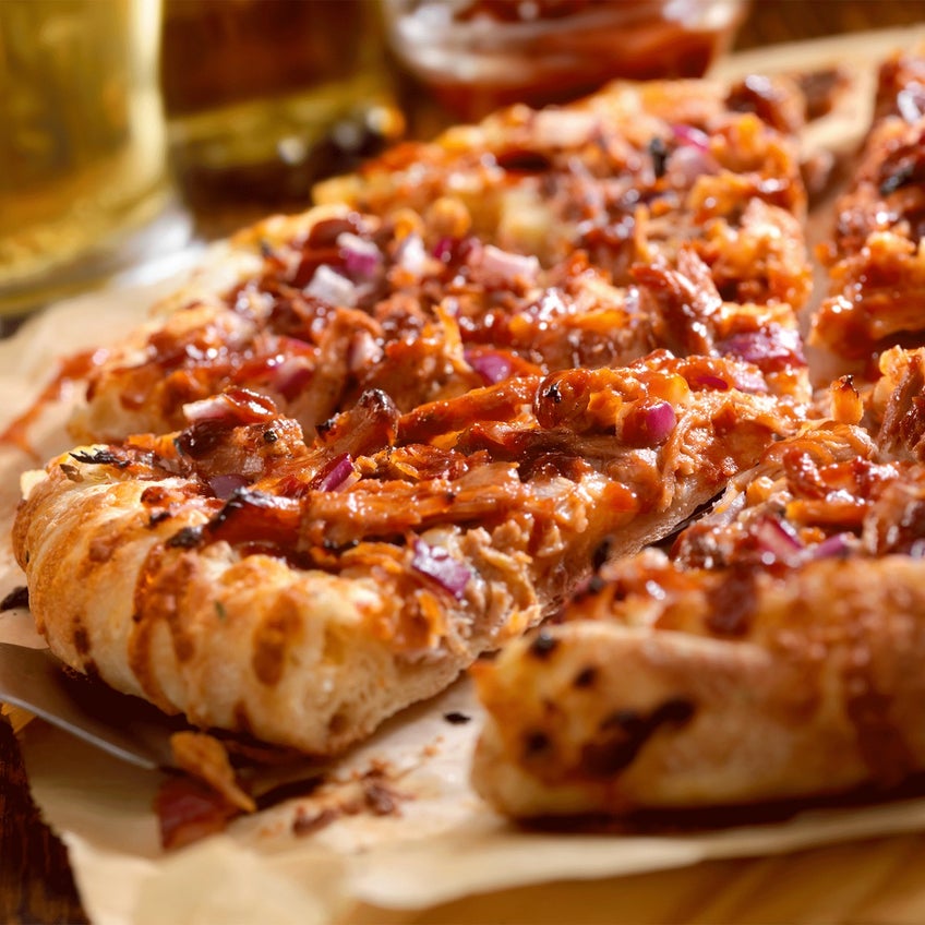 Grilled BBQ Ribs Pizza