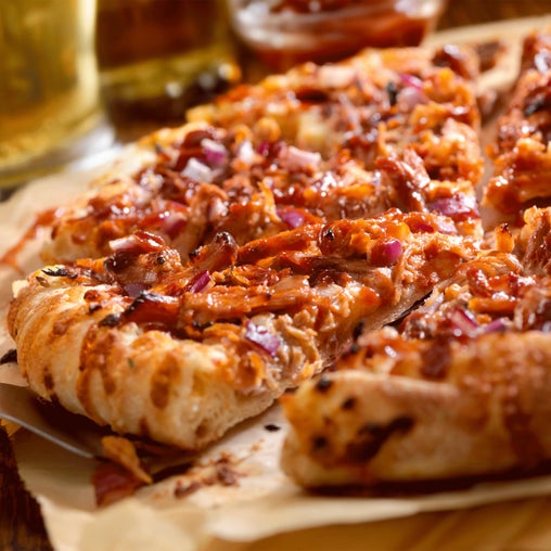 Grilled BBQ Ribs Pizza