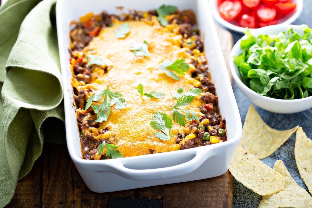 Pulled Pork Mexican Casserole