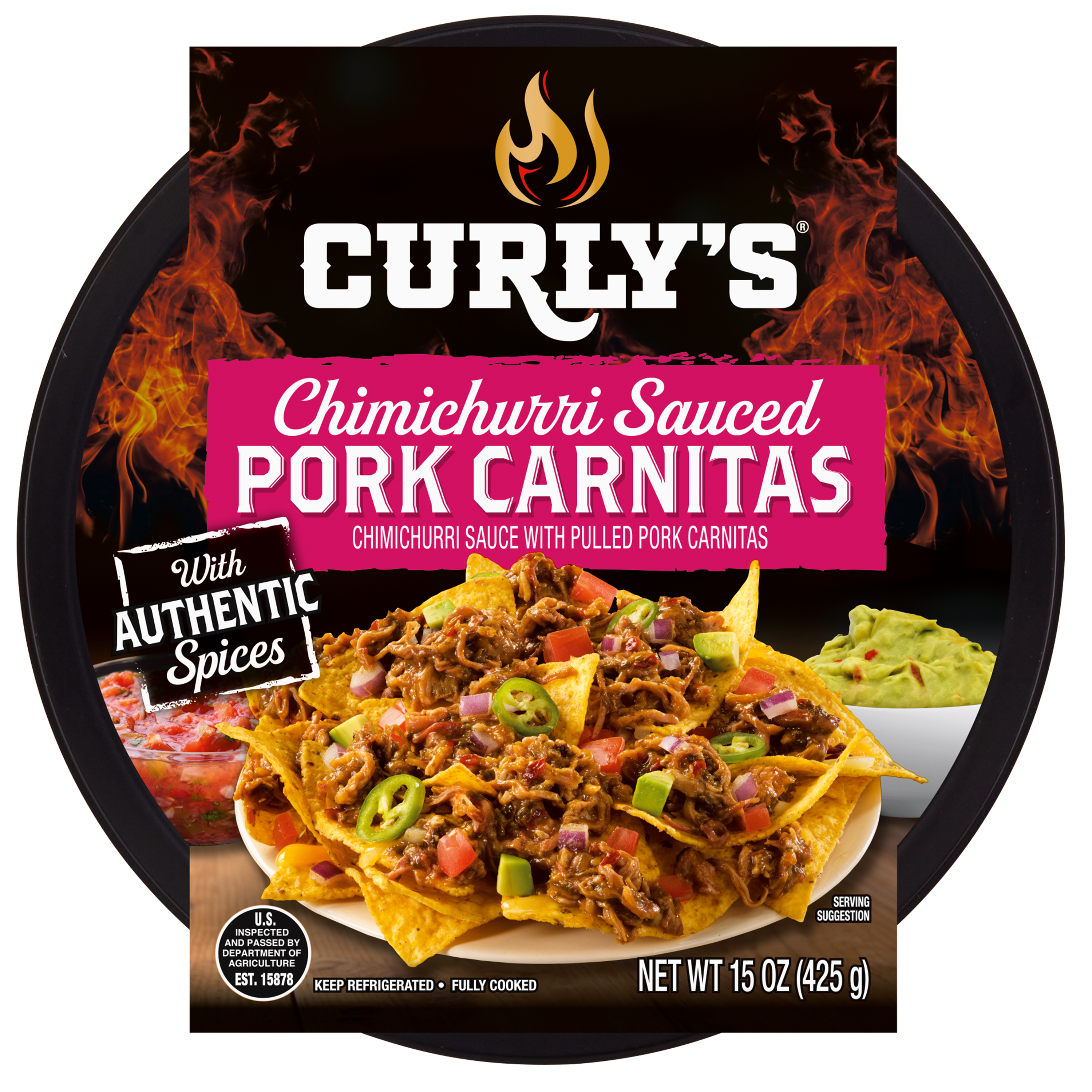 Chimichurri Sauced Pork Carnitas