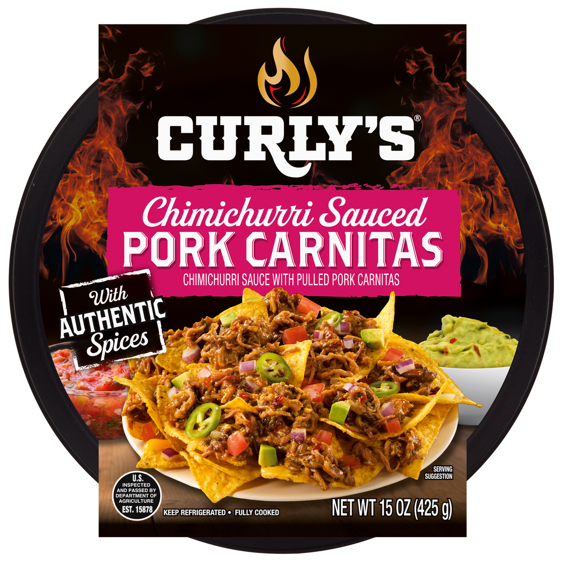 Chimichurri Sauced Pork Carnitas