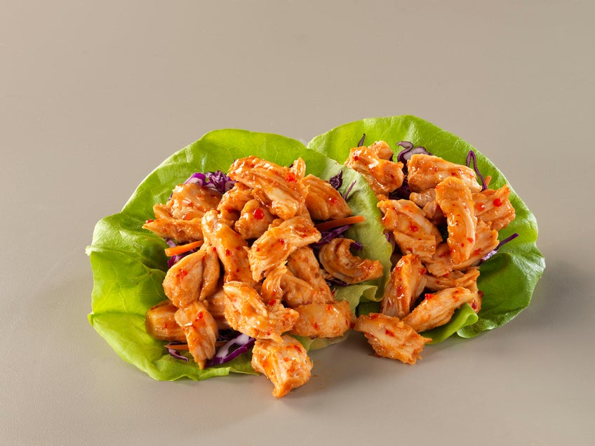 Thai Sweet Chili Chicken Lettuce Wraps 