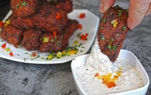 Fried Baby Back Ribs with BBQ Ranch