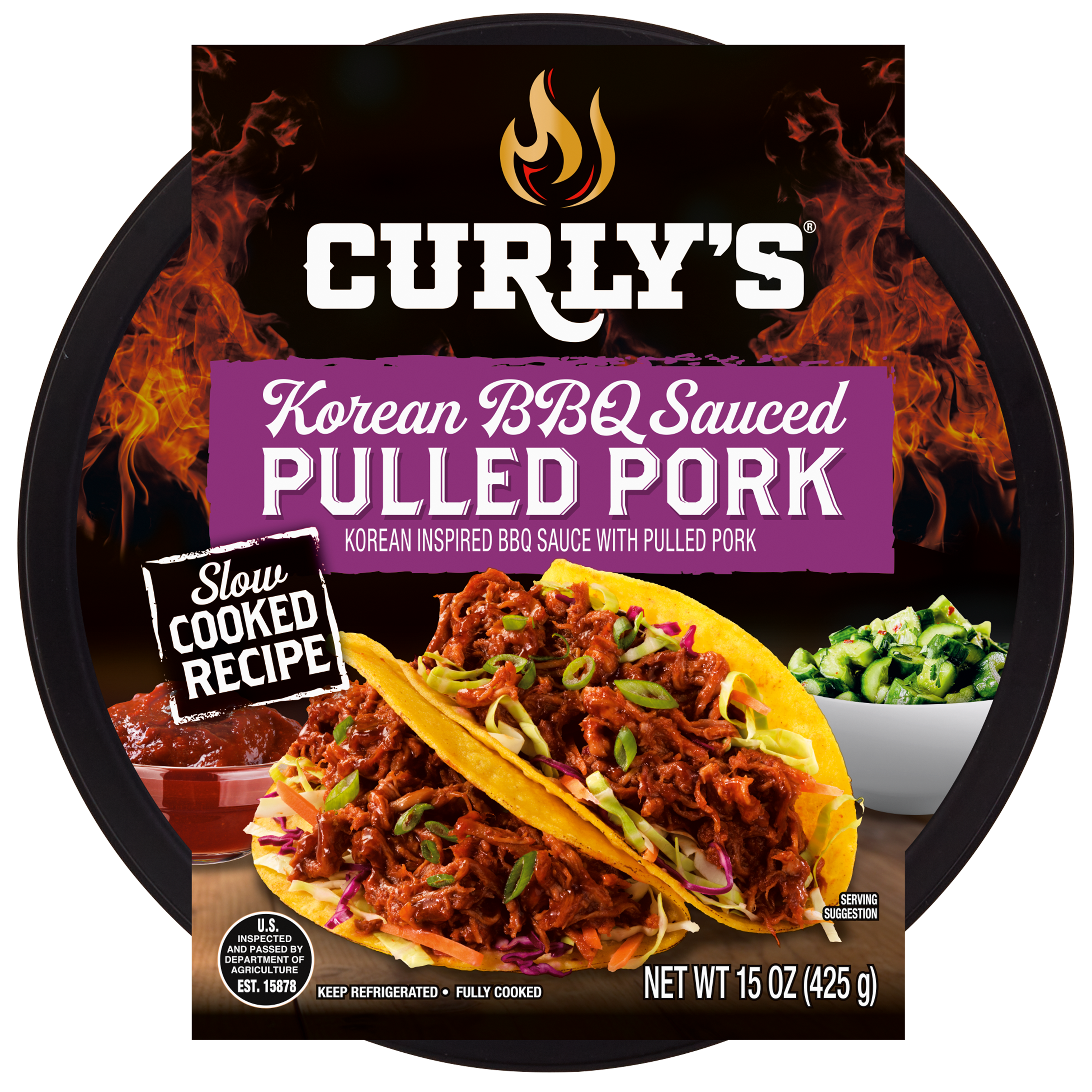 Korean BBQ Sauced Pulled Pork
