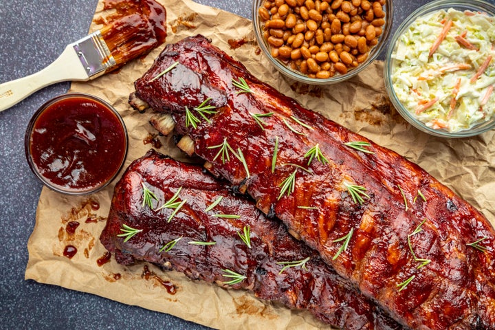 BBQ Baked Beans & Ribs