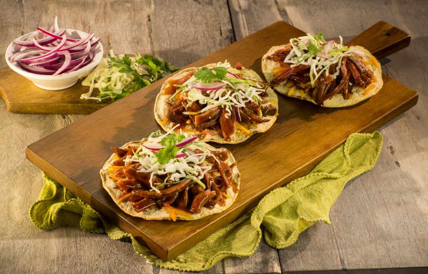 Crispy BBQ Tostadas