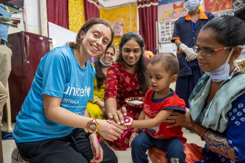 Melina in India