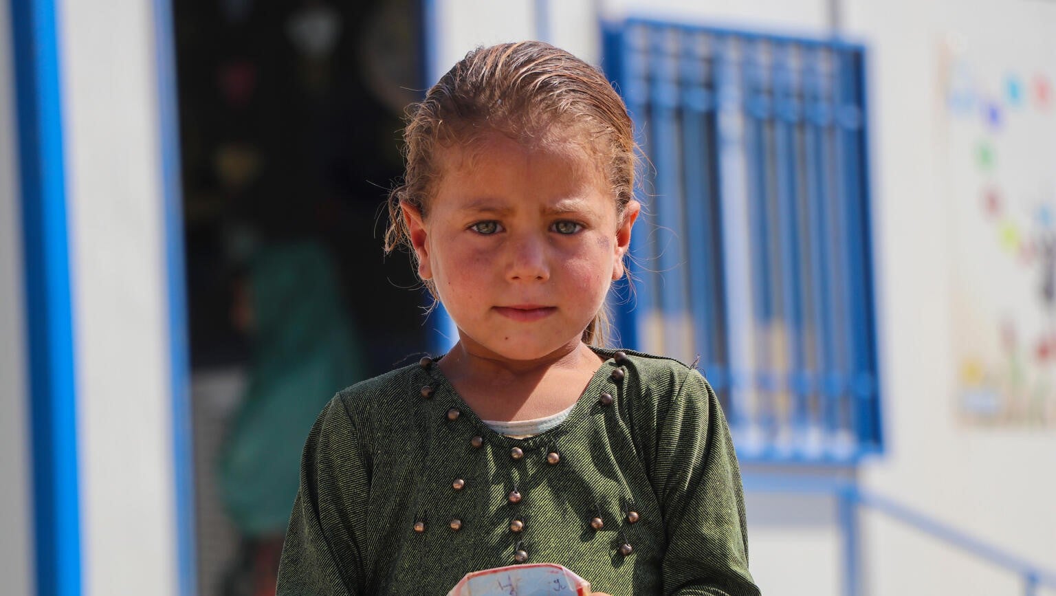  A little girl impacted by the series of earthquakes that hit Syria & Türkiye.
