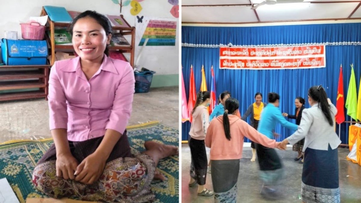 Ms Daovy has been teaching pre-primary children for nine years in Laos, and actively participates in trainings with other teachers to develop her skills.  